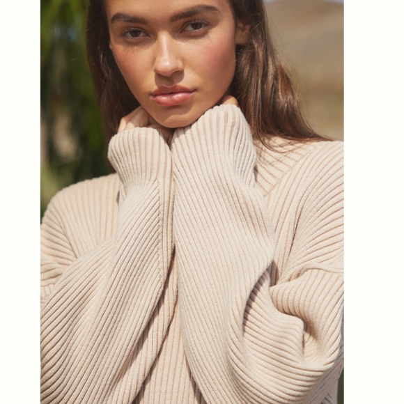 NWT Varley Mayfair Mock-Neck Sweater S - Picture 6 of 12